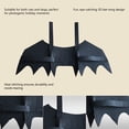 thumbnail image 5 of Halloween Pet Bat Wings Costume, Cute Cosplay Dress-Up Accessories for Cats and Puppies, Pet Bat Wing Decor with Collar for Halloween Party, 5 of 9