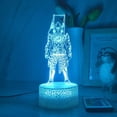 thumbnail image 2 of Luz nocturna Kamens Riders Gaims 3D LED que cambia de color, 2 of 3