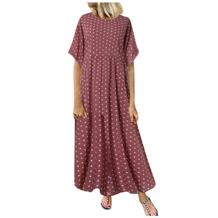

Yohome Women s Fashion Lightweight Dress Loose Sleeve Art Vintage