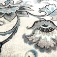 thumbnail image 4 of Home Dynamix Boho Odesa Tapis, 7'10" Rond, Ivoire/bleu, 4 of 4