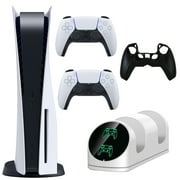 Sony PlayStation 5 Console with Extra Dual Sense Controller and Accessories (PS5 Disc Version Console)