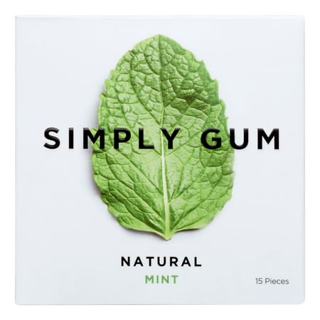 Peppermint Natural Gum 15ct