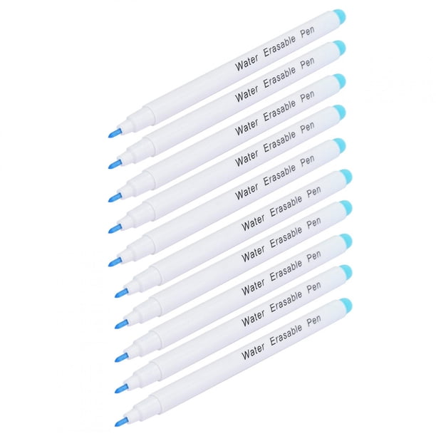 Marcador De Pincel Para Tela Marcador Que Se Puede Borrar Con Agua Bolígrafos Para Tela 10pcs DIY Soluble En Agua Pluma Borrable Marcador De Tela Herramienta De Sastrería Ccdes Otros