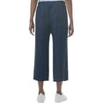 thumbnail image 3 of Splendid Ladies' Wide Leg Crop Pants | Navy, Large, 3 of 3