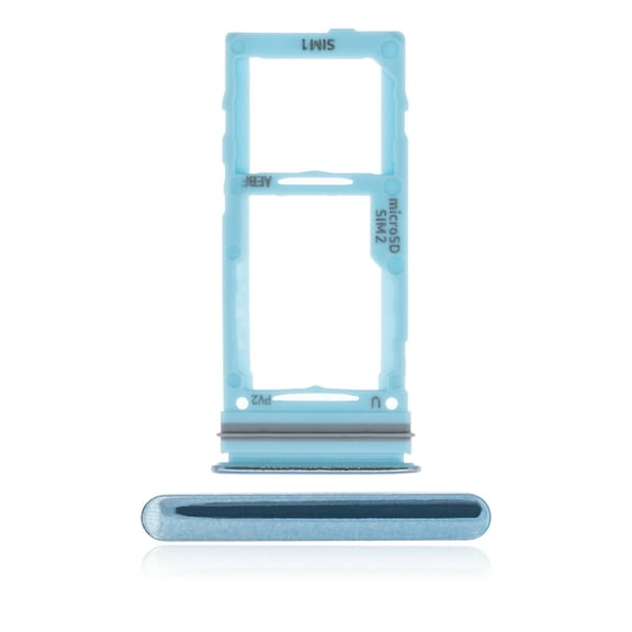 Replacement Dual Sim Card Tray Compatible For Samsung Galaxy A72 (A725 / 2021) (Awesome Blue)