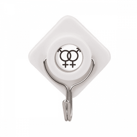 

Identifying Rainbow Equality Double-Number Distinction Adhesive Wall Hooks Hanging Self Sticky