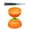 Orange, variant on SPRING PARK Funny Chinese YOYO 3 Bearing Clutch Diabolo Set Metal Sticks String Bag Toys Orange