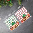 thumbnail image 3 of 100 bolsas de regalo de dulces navideños autoadhesivas para meriendas, galletas, bolsas para hornear, suministros de decoración para fiestas de Navidad, Año Nuevo 2025, 3 of 5