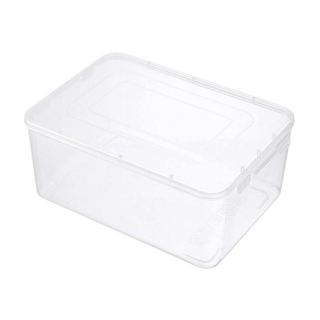 Book Storage Box Transparent Book Storage Box Sorting and Packaging Book Shelf Storage Box Desktop Children's Picture Book Storage Box Kitchen Storage Shelf
