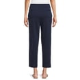 thumbnail image 3 of Time and Tru Women's Cropped Pintuck Pull On Knit Pants, 3 of 5