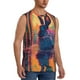 thumbnail image 2 of Balery Neon Rabbit In Archway Camisetas sin mangas para hombre, absorbe la humedad y protege contra el mal olor.-X-Large, 2 of 7