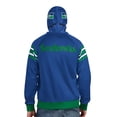 thumbnail image 2 of Men's Pro Player Royal/Green Seattle Seahawks Retro Helmet Full-Zip Hooded Track Jacket, 2 of 4