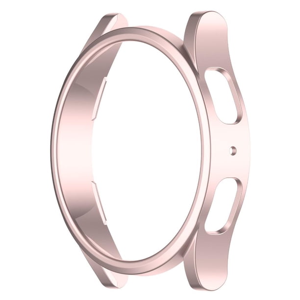 Marco de carcasa de reloj de cubierta de parachoques duro para Galaxy Watch5 Watch4 40mm Pink PC