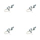 thumbnail image 1 of XWSHYW Pendientes Pendiente con Clip y Perforado con Estilo y Diseño Liviano, 4 Piezas, 1 of 2