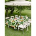 thumbnail image 3 of Outdoor Tablecloth with Umbrella Hole and Zipper, St. Patrick's Day Rectangle Table Cloth 54x80 Inch Waterproof Tablecloth, Spring Shamrocks Green Love Hats Retro Picnic Table Cover for Patio Camping, 3 of 7