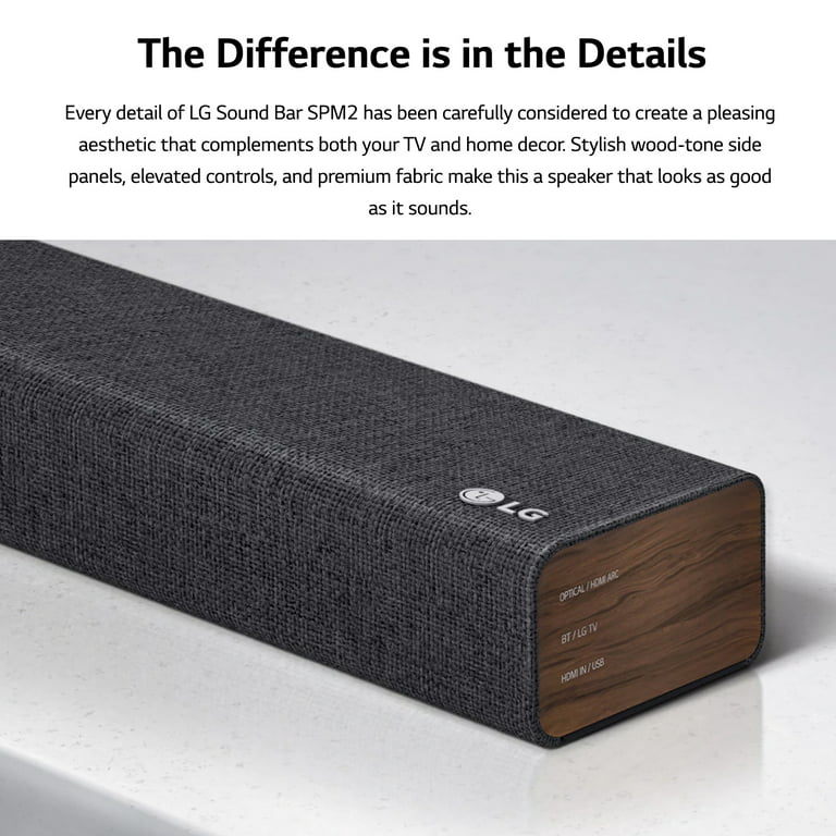 LG 2.1 Channel Sound Bar with Streaming, SPM2