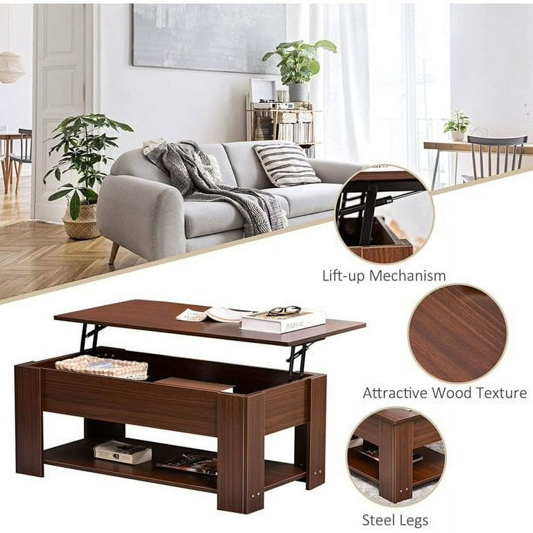 Structube Pop Up Storage Coffee Table, 41% Off