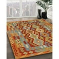 thumbnail image 2 of Ahgly Company Indoor Rectangle Contemporary Red Oriental Area Rugs, 7' x 9', 2 of 6