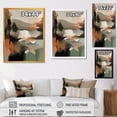 thumbnail image 4 of Designart "Green And Beige Transcending Reality I" Abstract Painting Wall Art Living Room, 4 of 5