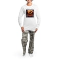 thumbnail image 4 of CafePress - Shiny Jack O' Lantern - Women's Long Sleeve Relaxed Fit Cotton Light Pajama Set, 4 of 7