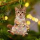 thumbnail image 1 of Adornos Colgantes Navideños de Acrílico | Decoraciones Navideñas Impresas a Doble Cara de 8 Cm para Familiares y Compañeros de Trabajo | Regalos Duraderos para Decorar El Árbol de Navidad | Accesorio, 1 of 6
