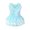Blue, variant on Elegant Peach Bow Skirt for Dogs Spring Summer Fashion Pet Dress Cute Apparel Comfortable Lightweight Outfit with Adorable Design for Small Medium Large Breeds