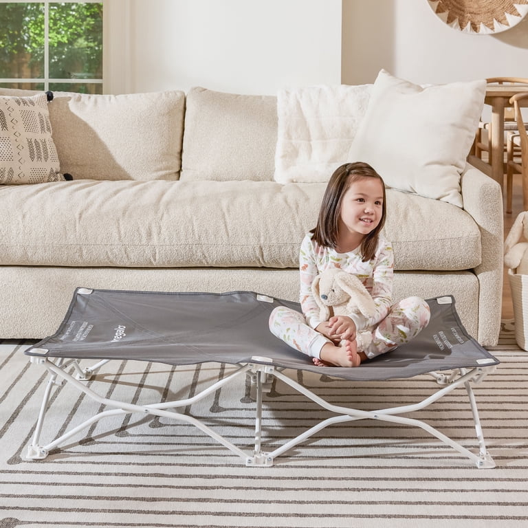 Regalo My Cot Portable Toddler Bed, Gray photo 7