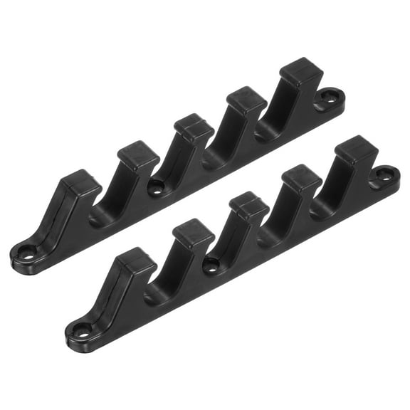 2-Pack Adjustment Brackets for Chaise, 5 Position Back Support Adjuster for Lounges Reclining Brace [Black]