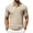 Khaki, variant on Mens Golf Polo Shirt Short Sleeve Moisture-Wicking Quick Dry Casual Business Tops with Pocket Summer Clothes (S, White)