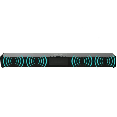 Stylish and Compact Portable Wireless Soundbar Multi-function Family Stereo Surround BT (Best Speaker Bar For The Money)