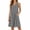Black, variant on Bxsruta Women's V Neck Sleeveless Striped Midi Dress Casual A Line Tank Dress with Pockets Lightweight Breathable Pull on Flowy Summer Comfortable Everyday Dress