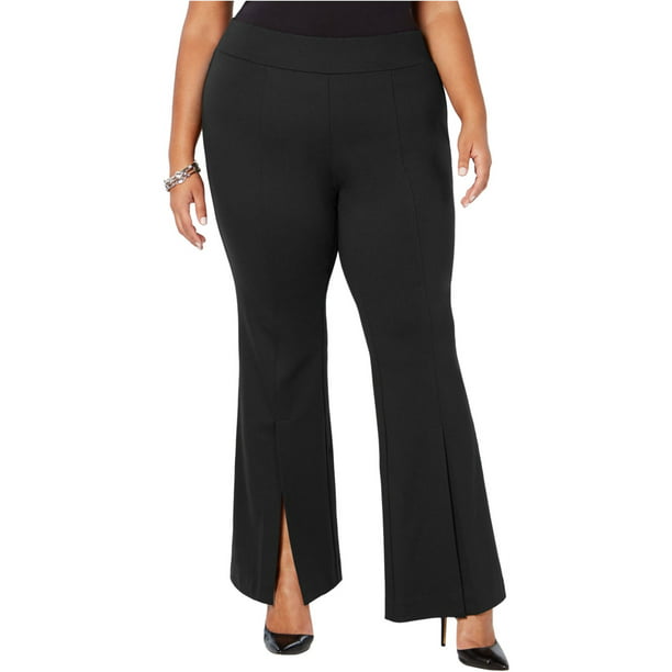 I-N-C - I-N-C Womens Slit Front Casual Trouser Pants - Walmart.com ...