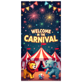 thumbnail image 5 of Welcome to Carnival Themed Party Backdrop Lion Elephant Tent Fireworks Banner Festival Supplies Photography Decorations Event Celebrations Parties, 5 of 8