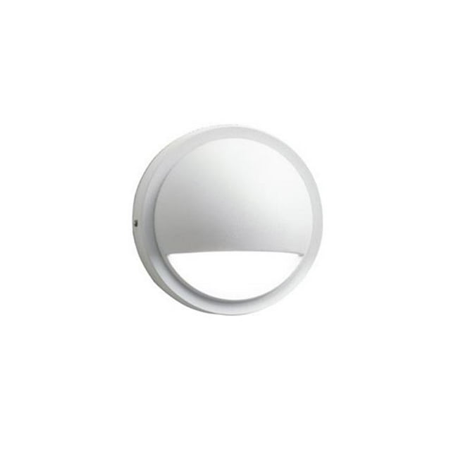 Kichler Lighting 15764WHT30R Half Moon 3000K LED Deck Light, White