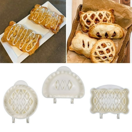 

JLLOM 1 Pack Hand Pie Molds for Baking - Dough Presser Mini Pocket Pie Molds - Fall Christmas Hand Pie Press Mold Maker