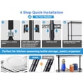 thumbnail image 4 of Separable 6 Tier Wire Shelving Unit, Adjustable One 6 Shelves Shelving Unit or Two 3 Tier Steel Storage Rack 900lbs Capacity Metal Storage Shelves Heavy Duty for Small Places Kitchen Garage, 4 of 7