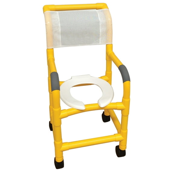 MJM International Y115-3 Yellow Pediatric / Small Adult Shower Chair