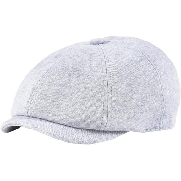 CoCopeaunts Newsboy Cap Big Size Cotton Flat Cap Men Women 8 Panel Ivy Caps Retro Beret Hat Soft Breathable Cabbie Hat