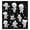 Black A, variant on Coloring Polyester Blanket, Black White Line Art Hand Painting Throw Cover, Family Interactive Creative Craft Blanket for Everyone Home Decor(D)