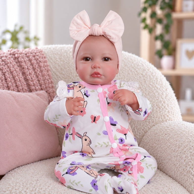 RSG 20" Reborn Baby Doll with Vinyl Torso & Accessories photo 3