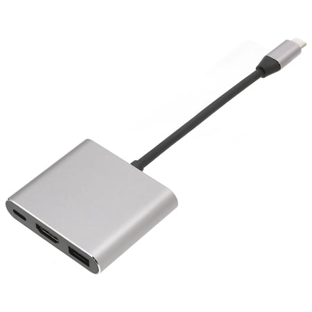 USB C To HD Multimedia Interface Hub, Usb C Multiport Adapter 3 In 1 ...