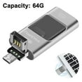 thumbnail image 2 of Clé Usb, 3 en 1 Clé Usb 3.0, Stockage Externe Compatible avec Iphone Ipad Android Ordinateur, 2 of 5