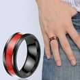 thumbnail image 2 of YUEHAO Rings Shell Titanium Ring Men Popular Exquisite Ring Simple Fashion Jewelry Popular Accessories, 2 of 7