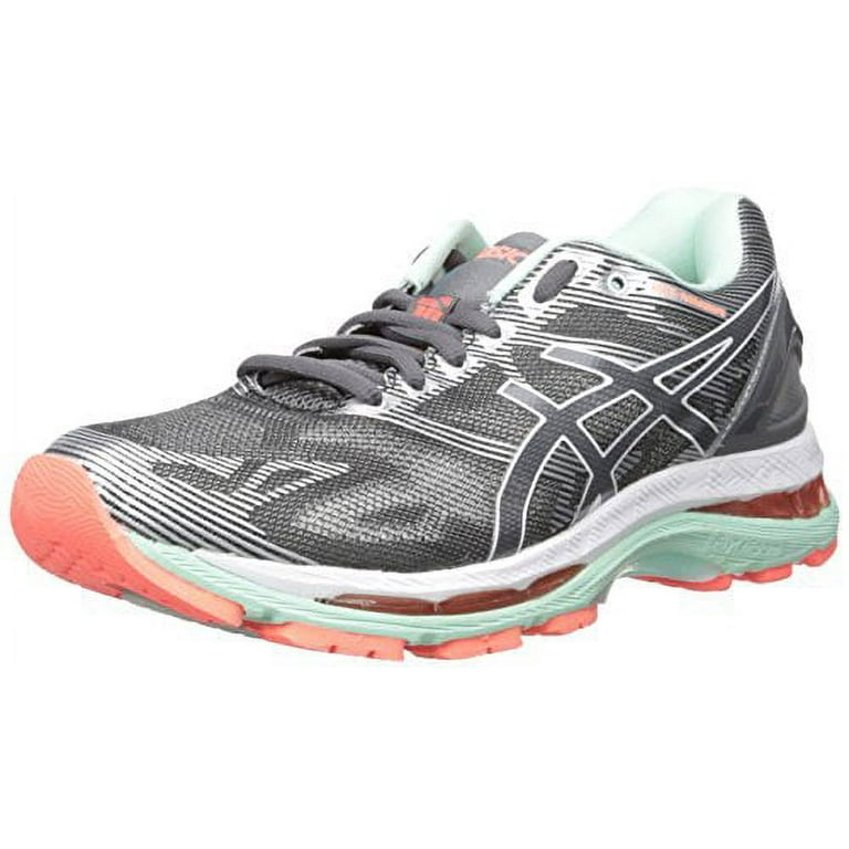 Asics Gel Nimbus 19 Running Shoe 5M Carbon White Flash