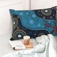 thumbnail image 6 of Kll Bohemian Turtle Pillow Covers Envelope Closure,Super Soft And Cozy Fuzzy Fleece Pillow Case Cover 20"X30", 6 of 9
