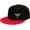 Red, variant on Man of Faiths Jesus Flat Bill Hats Contrast Hip Hop Baseball Cap Unisex Snapback Rock Caps
