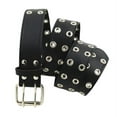thumbnail image 4 of Steampunk Waist Belt Metal Holes Trimmer Pin Buckle Waistband Belt - Black, 3.8cm Wide, 4 of 6