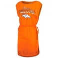 thumbnail image 2 of Women's G-III 4Her by Carl Banks Orange Denver Broncos G.O.A.T. Swimsuit Cover-Up, 2 of 3
