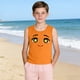 thumbnail image 5 of Camisola de Niños Pequeños para Niños de 3 a 15 Años con Impresión de Gradiente Lindo, Tela Suave sin Mangas para Uso Informal Y Ocasiones Especiales, 5 of 8
