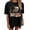 Black, variant on Qiopertar Women's Oversized T-Shirt Vintage Cow Skull Graphic Tees Casual Round Neck Short Sleeve Shirts Spring Summer Fall Relaxed Streetwear, Orange M